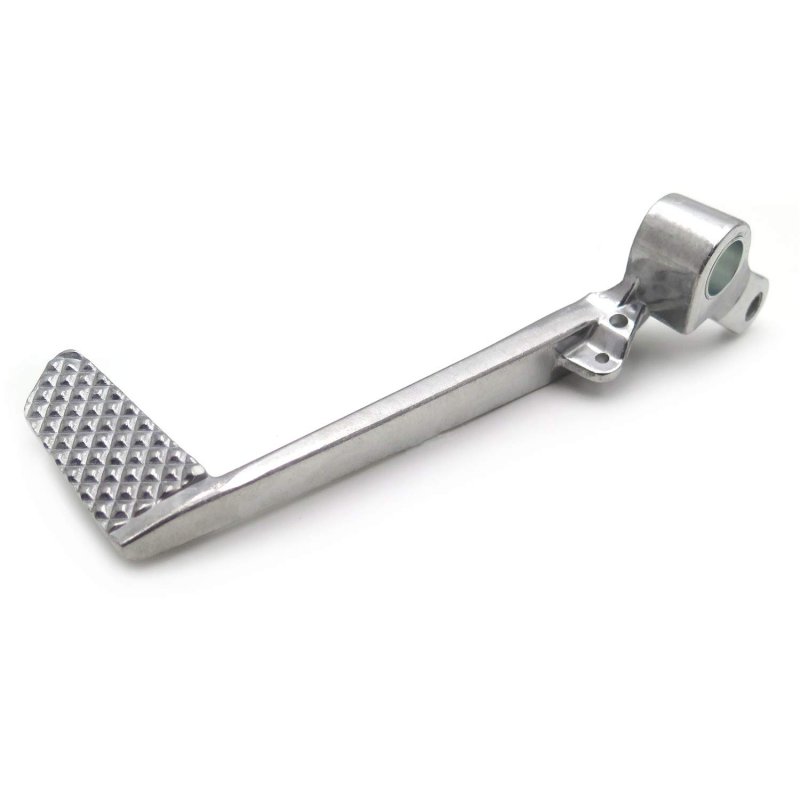 Httmt Mt280-011b- Motorcycle Silver High Tensile Strength Aluminum Unfoldable Rear Brake Pedal Foot Lever For Yzf R1 2007-2008