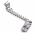 Httmt Mt280-011b- Motorcycle Silver High Tensile Strength Aluminum Unfoldable Rear Brake Pedal Foot Lever For Yzf R1 2007-2008 