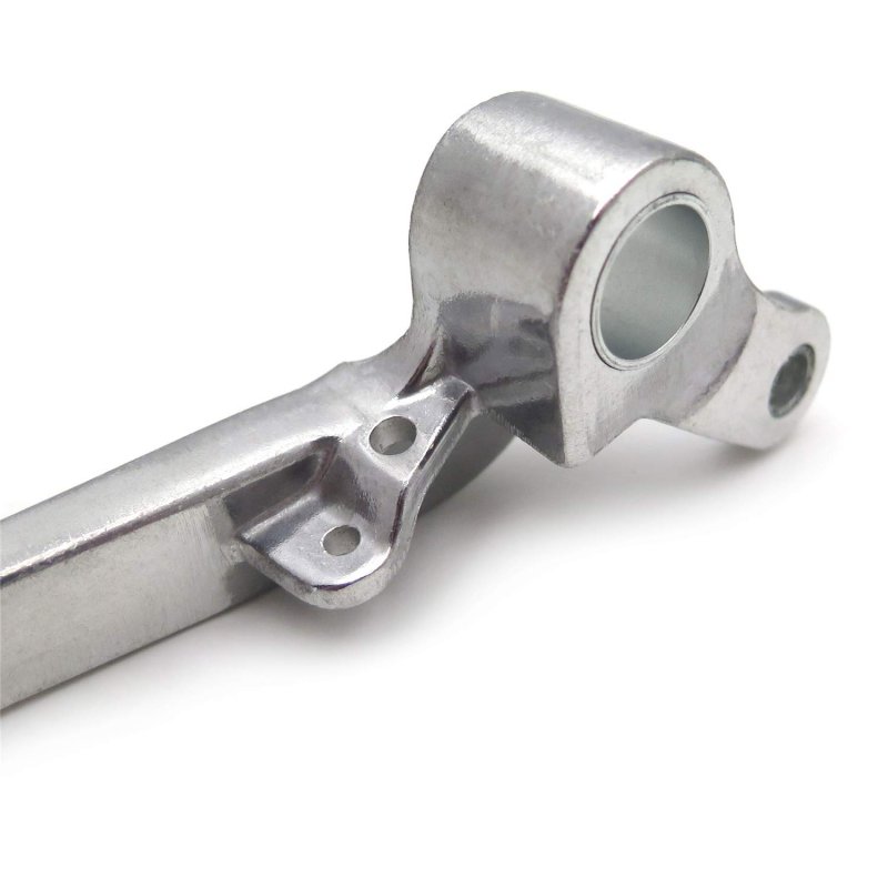 Httmt Mt280-011b- Motorcycle Silver High Tensile Strength Aluminum Unfoldable Rear Brake Pedal Foot Lever For Yzf R1 2007-2008