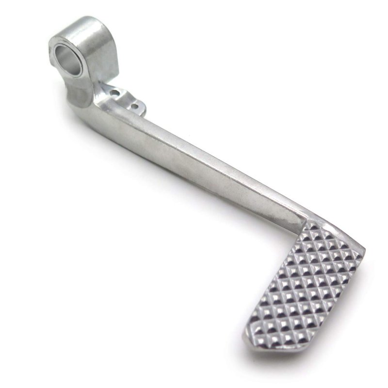 Httmt Mt280-011b- Motorcycle Silver High Tensile Strength Aluminum Unfoldable Rear Brake Pedal Foot Lever For Yzf R1 2007-2008