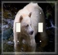 Snazzyswitch Hungry Bear Decorative Light Switch Cover Double Toggle Wall Plate 