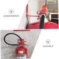 Uonlytech 5 Sets Fire Extinguisher Rack Cord Holders Kitchen Home Alarm Pull Station L Shape Bracket Abc Wire Iron Hanger Metal