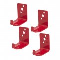 Uonlytech 5 Sets Fire Extinguisher Rack Cord Holders Kitchen Home Alarm Pull Station L Shape Bracket Abc Wire Iron Hanger Metal