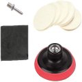 Polishing Kit 1 Set Includes 3 Inch Rayon Felt Pads X 5 0 Thread Drill Adapter Cloth And Backing Pad 1 