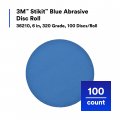 3m Stikit Blue Abrasive Disc Roll 36210 No Hole 6 In 320 Grade Pack Of 100 Automotive Sanding Discs For Coating Removal Body