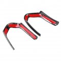 2pcs Steering Wheel Cover Trim Frame Carbon Fiber Replacement For F20 F22 F30 F32 F10 F06 F15 F16