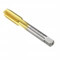 Uxcell Metric Machine Thread Milling Tap M12 X 1 75 H2 Titanium Coated Ti-coated High Speed Steel 4 Straight Flutes Screw