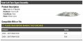 Front Left Driver Side Turn Signal Assembly White Lens Compatible With 2006-2007 Bmw 650i