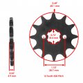 Caltric Drive Chain And Sprockets Kit Compatible With Yamaha Yz100 1982 1983 Yz125 1984 1985