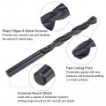 Uxcell Tap And Drill Bit Set 1 8-27 Npt Thread 21 64 Black Oxide Twist Straight Flute Tapping Threading Repair Tool Kit
