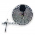 Fuel Tank Cap Female Non Vented 4 In Nominal Size 8 Threads Per Inch Aluminum Locking With Safety Chain And Keys Model 600169-6