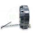 Fuel Tank Cap Female Non Vented 4 In Nominal Size 8 Threads Per Inch Aluminum Locking With Safety Chain And Keys Model 600169-6 