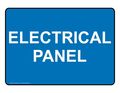 Compliancesigns Vinyl Electrical Panel Label 7 X 5 In With English Blue 