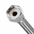Uxcell Faucet Supply Line Connector G1 2 Female X 8 Inch Length 304 Stainless Steel Hose 2pcs