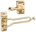 Rockwood 604 3 Brass Door Guard 1-1 16 Body Width X 2-9 Length Strike Polished Clear Coated Finish 