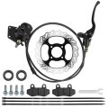 Pro Bat Front Hydraulic Brake Assembly With Disc And Pads For 50cc 70cc 90cc 110cc 125cc 140cc Dirt Pit Bike 