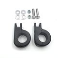 Hk Moto- 1 5 Flame Foot Pegs P Clamps Mounting Bracket For Suzuki Vs1400 Vz1500 Intruder M800 C800
