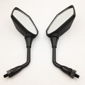 Xkh- Motorcycle Rear Oem Style Mirror Compatible With Kawasaki Z1000 Z750 Er6 Er6b Er 6n Versys Kle Black B00y5n4smy