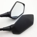 Xkh- Motorcycle Rear Oem Style Mirror Compatible With Kawasaki Z1000 Z750 Er6 Er6b Er 6n Versys Kle Black B00y5n4smy