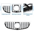 Front Upper Hood Bumper Grille For Mercedes-benz E200 2014-2017 Kidney Grill Black