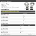 Rear Ceramic Brake Pads And Rotor Kit Compatible With 2007-2010 Hyundai Elantra Up To 03 22 2010 Vehicle Production