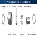 Front Load Washer Tub Bearings Seal Kit For Lg Replace Wm3070hwai Wm3250hra 3250hvai Wm3250hwai Wm3360hrca Rotate Quiet Deep