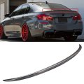 Real Carbon Fiber Rear Spoiler Wing For Bmw M5 2012 To 2017 520i 528i 530i 535i 550i 2011 Black Tailgate Cap Molding 