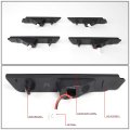 Auto Dynasty 4pcs Led Front Rear Bumper Corner Side Marker Light Lamps Compatible With Chevy Camaro 10-15 Smoked