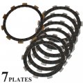 Caltric Clutch Friction Plate Compatible With Yamaha Blaster 200 Yfs200 Yfs-200 Special Edition 2006 7 Plates