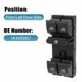 X Autohaux Power Window Switch Driver Side Master Control 1k4959857 For Volkswagen Passat Jetta 2006-2010 Cc Tiguan 2009-2017