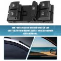 X Autohaux Power Window Switch Driver Side Master Control 1k4959857 For Volkswagen Passat Jetta 2006-2010 Cc Tiguan 2009-2017