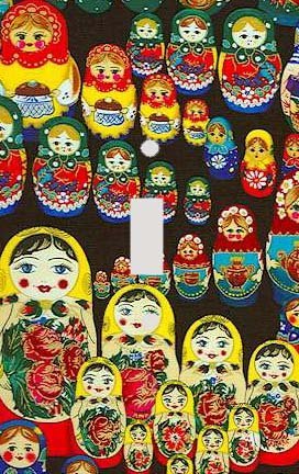 Russian Nesting Dolls Switchplate Switch Plate Cover