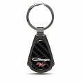 Ipick Image Compatible With Dodge Charger R T Classic Carbon Fiber Gunmetal Black Metal Teardrop Key Chain