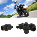 Acouto License Plate Screws 6mm Thread Black Nylon Fasteners Hardware 4pcs For Motorcycle Bike Yacht
