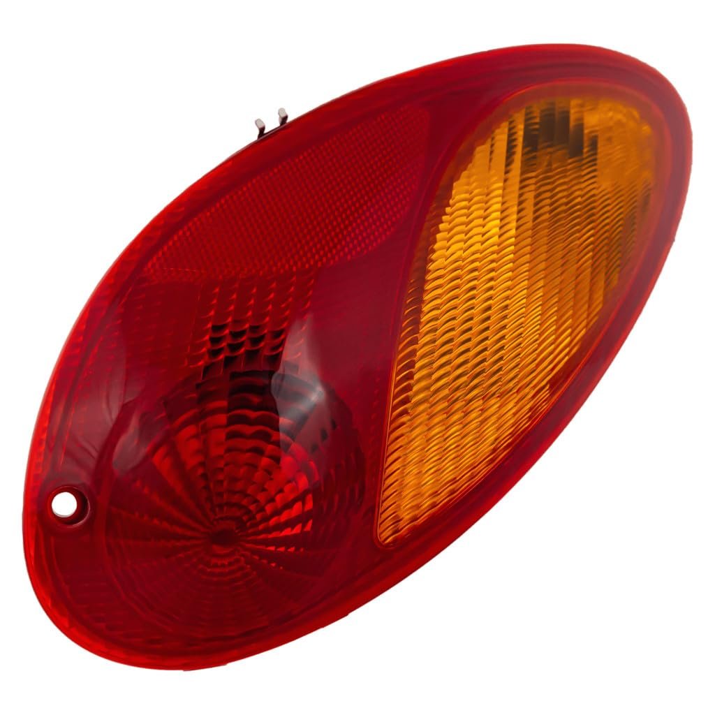 Tail Light Driver Side For Chrysler Pt Cruiser 2001 2002 2003 2004 2005 Replacement Ch2800145 And 5288743ag Halogen Black