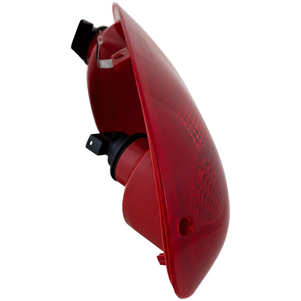 Tail Light Driver Side For Chrysler Pt Cruiser 2001 2002 2003 2004 2005 Replacement Ch2800145 And 5288743ag Halogen Black