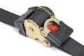 Retractable Ratchet Tie Down Straps 2 In X 10 Ft With S Hooks Self Retracting Cargo 800 Lb Wll For Motorcycle Atv Truck And 