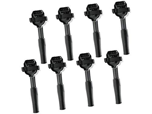 Ignition Coil Kit With 4 Pin Connector For 1999-2003 Jaguar Xj8 0l V8