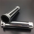 Smt-7 8 Hand Grips Compatible With Suzuki Kawasaki Yamaha Bike Chromed B00rw3o374