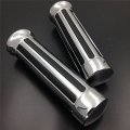 Smt-7 8 Hand Grips For Suzuki Kawasaki Yamaha Bike Chromed B00rw3o374