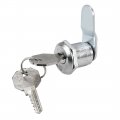 Uxcell Drawer Cabinet Cam Lock 13 16 Cylinder Length With No 10 Fits On 1 2 Max Panel Thickness Zinc Alloy Chrome Plated Keyed