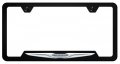 Au-tomotive Gold Inc Officially Licensed Uv Print Logo On Black Polycarbonate Notched License Plate Frame For Chrysler