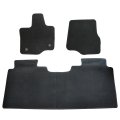 Black Velour Front Rear Floor Mats Carpet For Ford F150 2021 2022 2023 2024 2025 