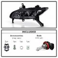 Acanii For 2016 2017 2018 Nissan Maxima Bumper Fog Light Driving Lamp W Bulb Replacement Right Passenger Side