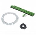 520-104 Green O Ring Chain Sprocket Silver 14 41 Fits Yamaha Yfz350 Banshee 1989-06