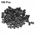 Uxcell Nylon Round Spacer Washer 4 2mm Id 7mm Od 10mm Height For M4 Screws Black 100pcs
