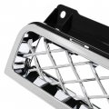 Kuafu Upper Lower Mesh Grille Compatible With 2007-2014 Chevy Chevrolet Avalanche Tahoe Suburban 1500 2500 Replacement For