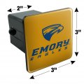 Emory University Secondary Logo Tow Trailer Hitch Cover Plug Insert 2