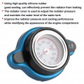 Car Radiator Cap Universal Thermostatic Water Tank Cover Leakproof W Temperature Gauge Big Head 0 9bar
