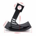 Htt Motorcycle Black Vertical Curved Mount License Plate Bracket Tag Holder For Kawasak 1998-2005 Zx-r6 2003-2014 Zx-6r Rr 636